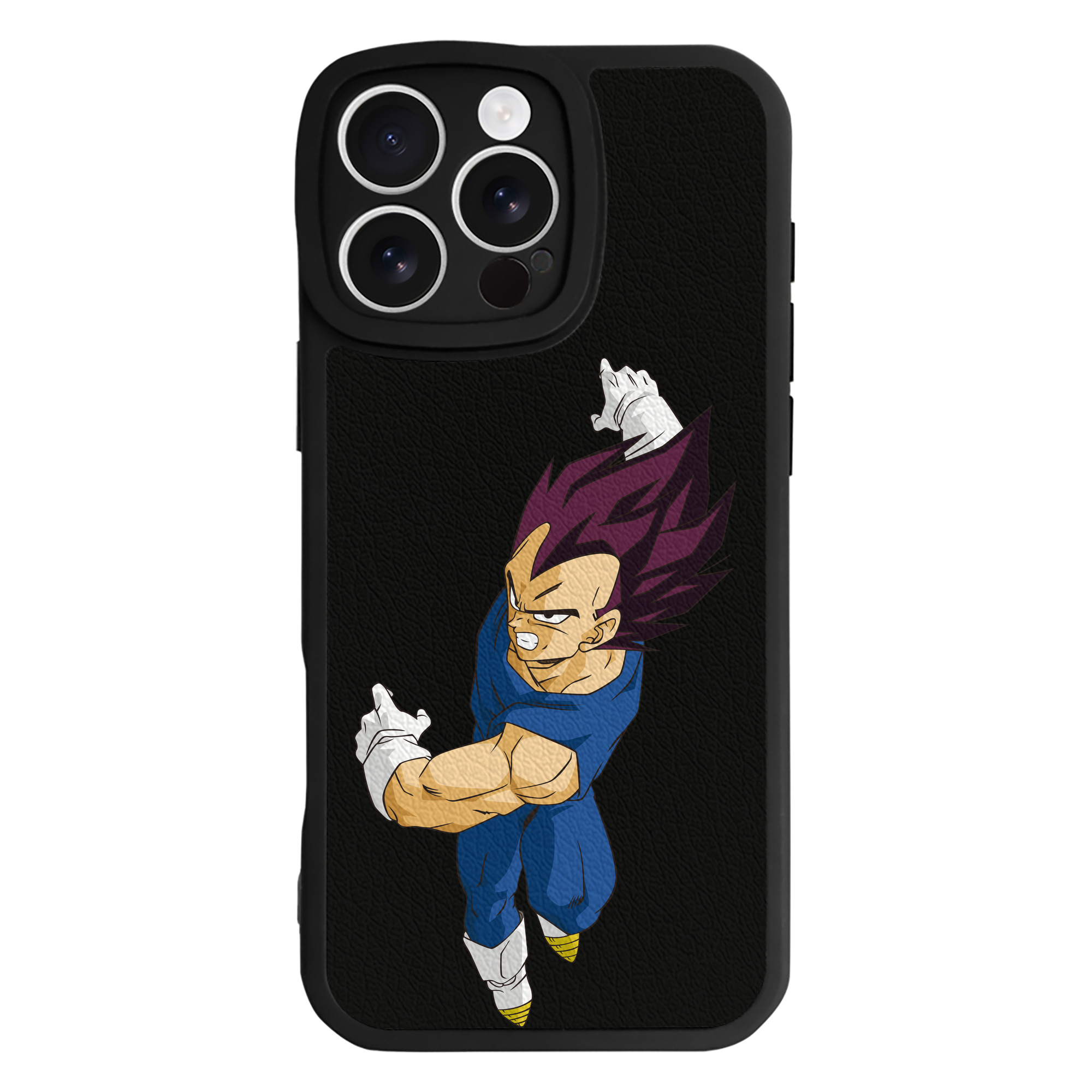 （画像用） ドラゴンボール ベジータ四世（Bejīta Yonsei）DRAGON BALL Vegeta IV 【iPhone 16シリーズ対応】シリコンスマホケース（レザー調） 材質：シリコン